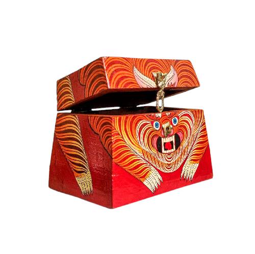 Wooden Tibetan Box-35156