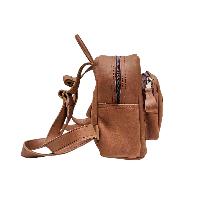 Himalayan Yak Leather [back Pack], [2 Zip], [2 Pocket]