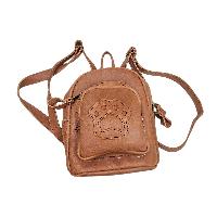 Himalayan Yak Leather [back Pack], [2 Zip], [2 Pocket]