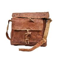 Himalayan Yak Leather Bag, [2 Pocket], [side Shoulder Bag]