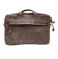 Himalayan Yak Leather [laptop Bag], [3 Zip], [3 Pocket]