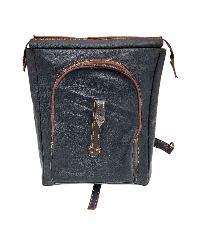 Himalayan Yak Leather [black Color], [1 Zip], [1 Pocket]