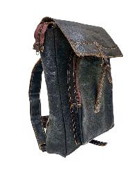 Himalayan Yak Leather [black Color], [1 Zip], [1 Pocket]