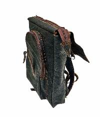 Himalayan Yak Leather [black Color], [1 Zip], [1 Pocket]