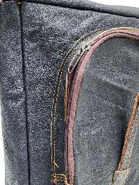Himalayan Yak Leather [black Color], [1 Zip], [1 Pocket]