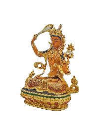 [manjushri], Buddhist Miniature Statue, [thangka Color Finishing]