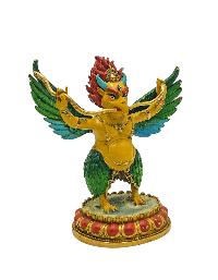 [garuda], Buddhist Miniature Statue, [thangka Color Finishing]
