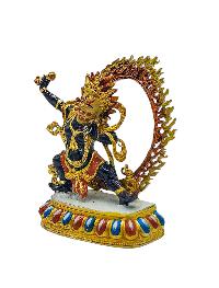 [vajrapani], Buddhist Miniature Statue, [thangka Color Finishing]