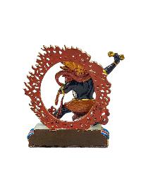 [vajrapani], Buddhist Miniature Statue, [thangka Color Finishing]