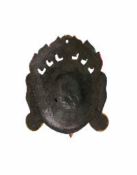 Buddhist Wooden Mask With [garuda], Tibetan Style Wtih Traditional Colors