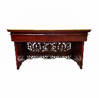 Tibetan Ritual Foldable Table, Traditional Color Painted