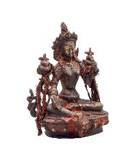 [green Tara], Buddhist Miniature Statue, [antique Finishing]