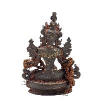 [green Tara], Buddhist Miniature Statue, [antique Finishing]
