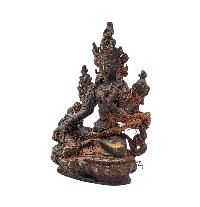 [green Tara], Buddhist Miniature Statue, [antique Finishing]