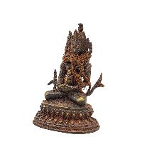 [aparimita], Buddhist Miniature Statue, [antique Finishing] With [double Base]