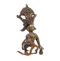 [krishna] Or [bal Gopal], Buddhist Miniature Statue, [antique Finishing]