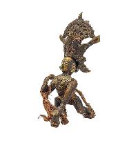 [krishna] Or [bal Gopal], Buddhist Miniature Statue, [antique Finishing]
