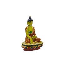 [shakyamuni Buddha] Buddhist Miniature  Statue, [thangka Color Finishing]