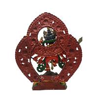 [ganesh] Buddhist Handmade Statue, [thangka Color Finishing]