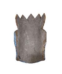[padmasambhava], Handmade Wooden Mask, Wall Hanging, [thangka Color Finishing], Poplar Wood