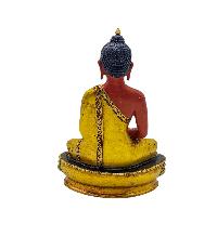 [amitabha Buddha], Buddhist Miniature Statue, [thangka Color Finishing], [face Painted]