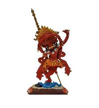 [vajravarahi], Buddhist Miniature Statue, [thangka Color Finishing], [face Painted]