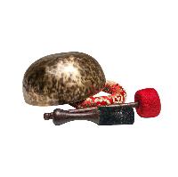Jambati Singing Bowl, [tiger Antique], Buddhist Hand Beaten, Antique Finishing, [select Accessories], [select Accessories]