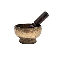 [rare Find], [naga Singing Bowl], Buddhist Hand Beaten, Antique Finishing, [select Accessories]