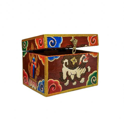 Wooden Tibetan Box-35519