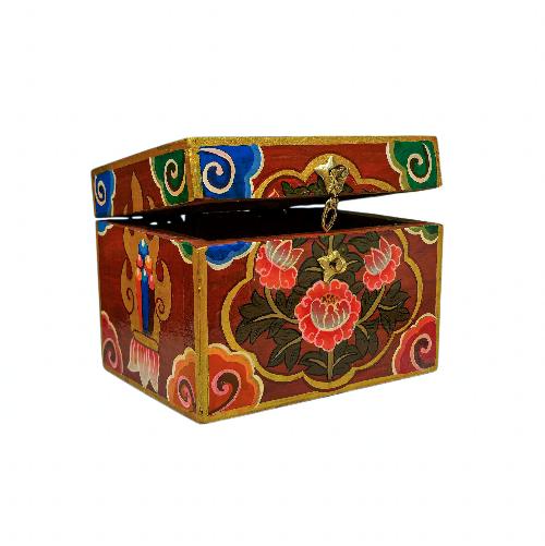 Wooden Tibetan Box-35522