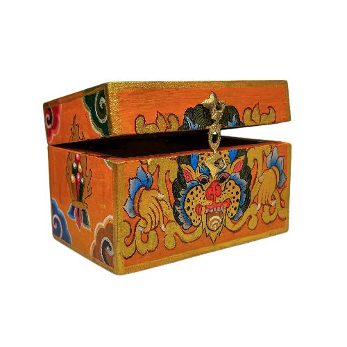 Wooden Tibetan Box-35524