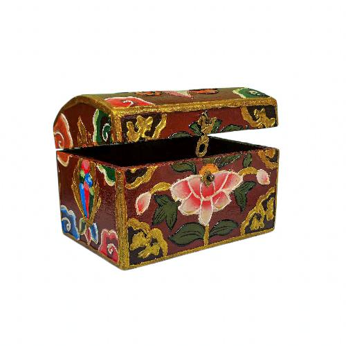 Wooden Tibetan Box-35525