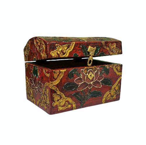 Wooden Tibetan Box-35526