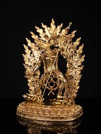 [vajrayogini], Buddhist Handmade Statue, [full Gold Plated], [face Paint], 251