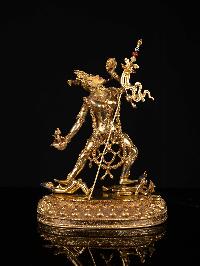 [vajrayogini], Buddhist Handmade Statue, [full Gold Plated], [face Paint], 251