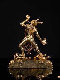 [vajrayogini], Buddhist Handmade Statue, [full Gold Plated], [face Paint], 251