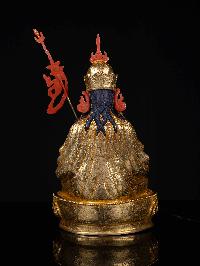 [padmasambhava], Buddhist Statue, [full Gold Plated], [face Painted]