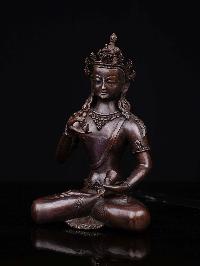[vajrasattva], Buddhist Statue, [chocolated Oxidized]