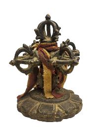 [double Dorje], Vishow Vajra, [antique Finishing]