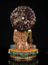 [medicine Buddha], Buddhist Statue, [thangka Color Finishing], [face Painted]