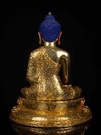 [shakyamuni Buddha], Buddhist Statue, [full Gold Plated], [face Painted]