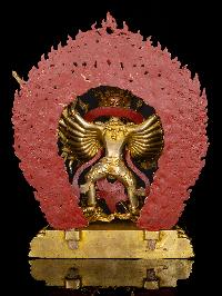 [kalachakra], Buddhist Handmade Statue, [full Gold Plated], [face Painted]