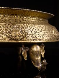 [khadkulo - Kota], Handmade Khadkulo - Kota Vase With Stand, [high Quality], [ashtamangala Design]