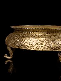 [khadkulo - Kota], Handmade Khadkulo - Kota Vase With Stand, [high Quality], [ashtamangala Design]