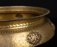 [khadkulo - Kota], Handmade Khadkulo - Kota Vase With Stand, [high Quality], [ashtamangala Design]