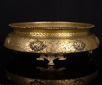 [khadkulo - Kota], Handmade Khadkulo - Kota Vase With Stand, [high Quality], [ashtamangala Design]