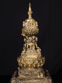 [stupa], Buddhist Handmade Statue, [brass Finishing]