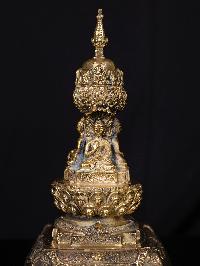 [stupa], Buddhist Handmade Statue, [brass Finishing]
