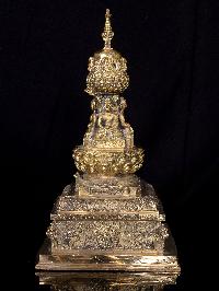 [stupa], Buddhist Handmade Statue, [brass Finishing]