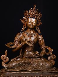 [vajrasattva], Buddhist Handmade Statue, [chocolate Oxidized]